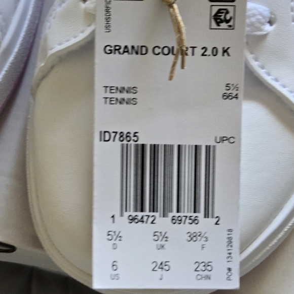 Adidas Grand Court 2.0 Kids shoes - Picture 4 of 5